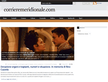 Tablet Screenshot of corrieremeridionale.com